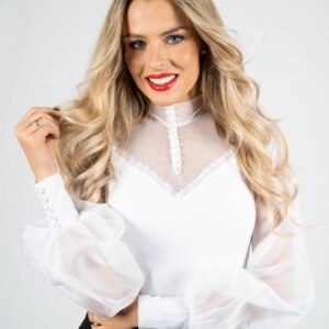 ⋈ WHITE ROMANCE ⋈ Blouse - Image 4