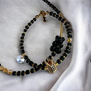 TEDDY CROWN pearl black set - Image 3