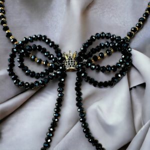 Sparkling bow black - Image 3