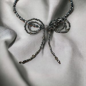 Sparkling bow grey - Image 4