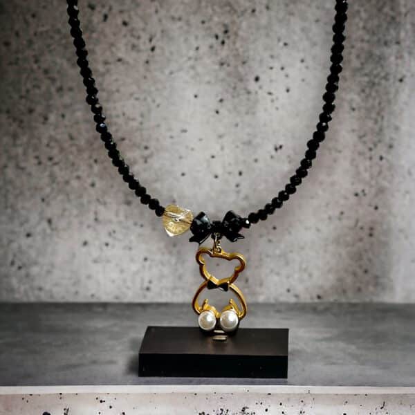 TEDDY bow necklace