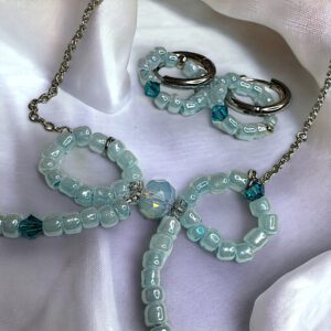 Light blue styklo earrings - Image 2