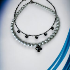 Double row elegance grey - Image 2