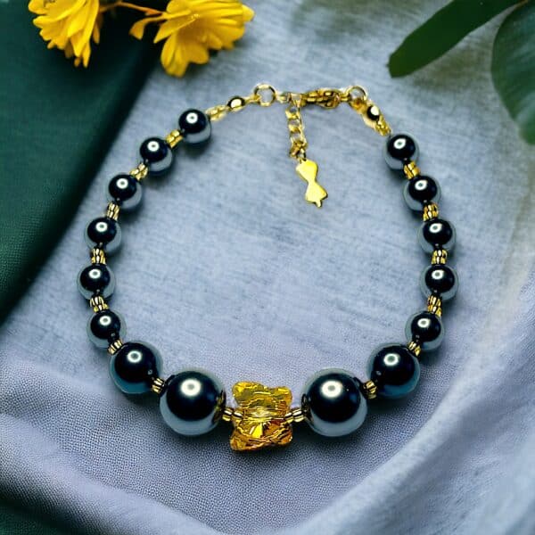 Golden butterfly bracelet