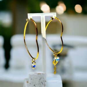 Heart-shapped earrings - Image 2
