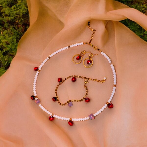 Pink style butterfly set