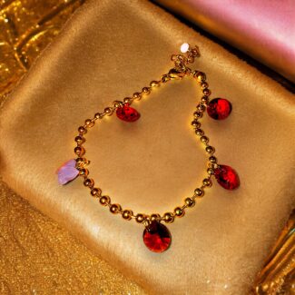 Pink style butterfly bracelet