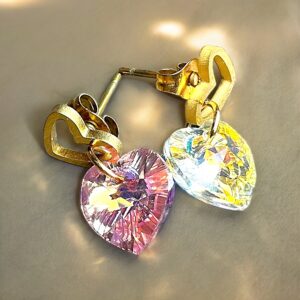 Heart shimmer earrings - Image 3