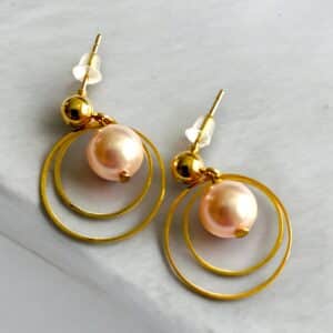 Double Circle earrings M - Image 8