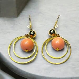 Double Circle earrings M - Image 5