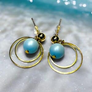 Double Circle earrings M - Image 3