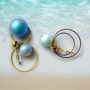 Double Circle earrings M - Image 6