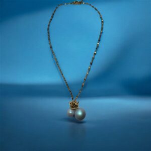 Crown Jewel Pearl Necklace - Image 2