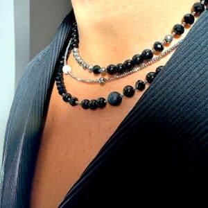 Midnight Geometry Unisex Necklace - Image 5