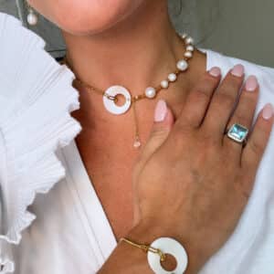 Shell & Sparkle Necklace - Image 8