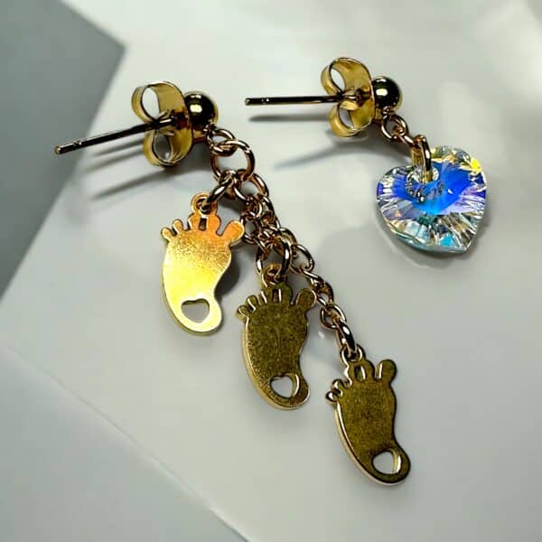 Footprints of Love Earrings