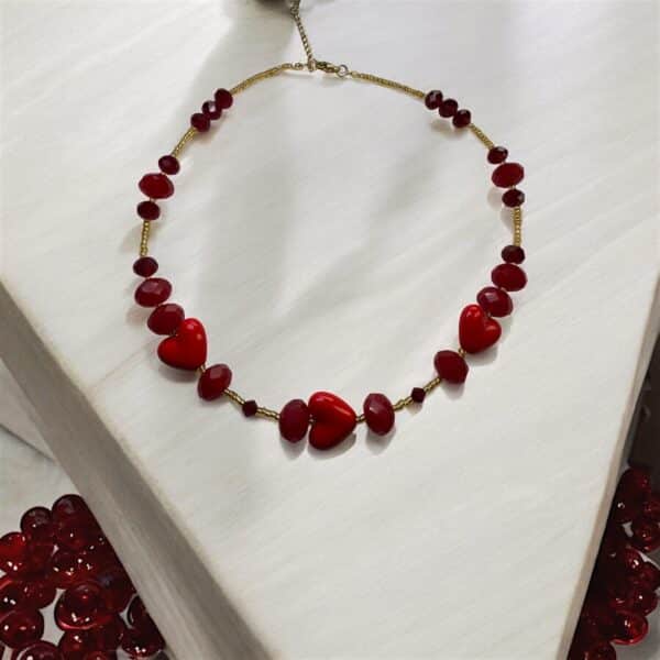 Vibrant Hearts Necklace