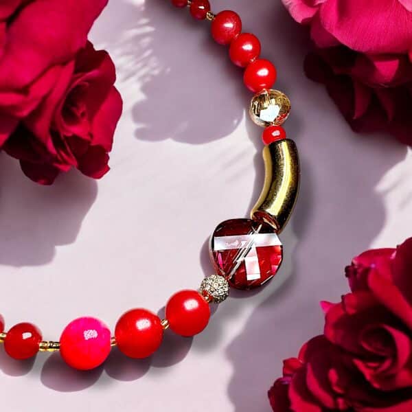 Rosso Divino Halskette