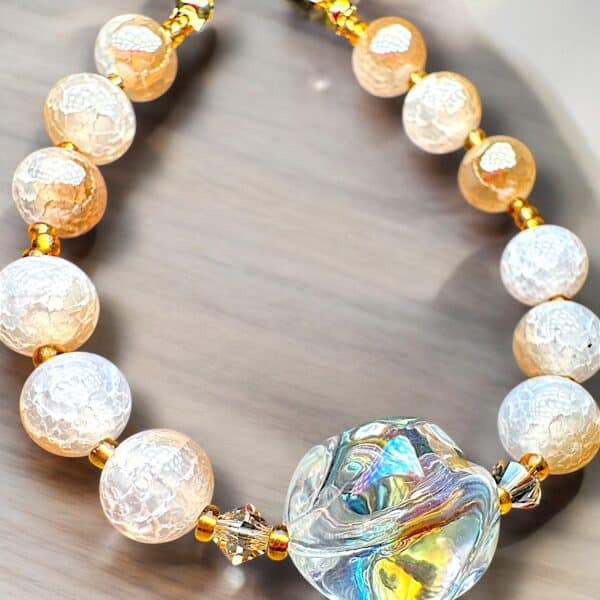 Golden Marble Armband