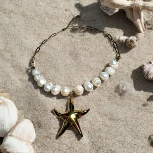 Golden Starfish Halskette - Image 2