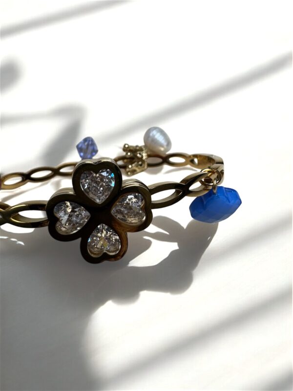 Golden Clover Dreams Armband