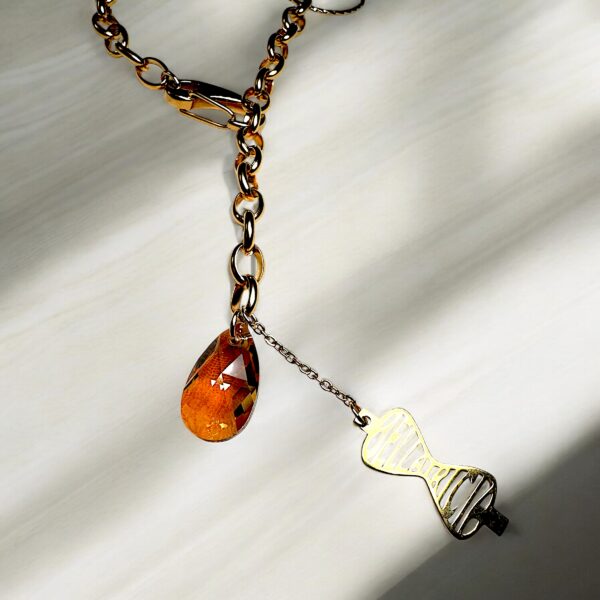 Golden Cognac Halskette