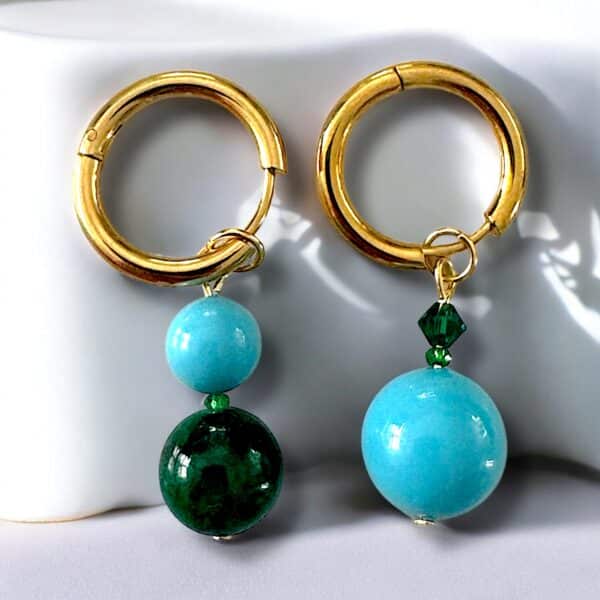 Aqua Émeraude Ohrringe