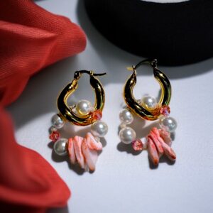 Rosé Seashell Dream Creolen