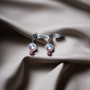 Symmetry Glow Ohrstecker pink