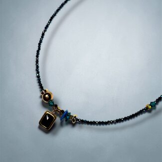 Midnight Blue Eleganz Halskette