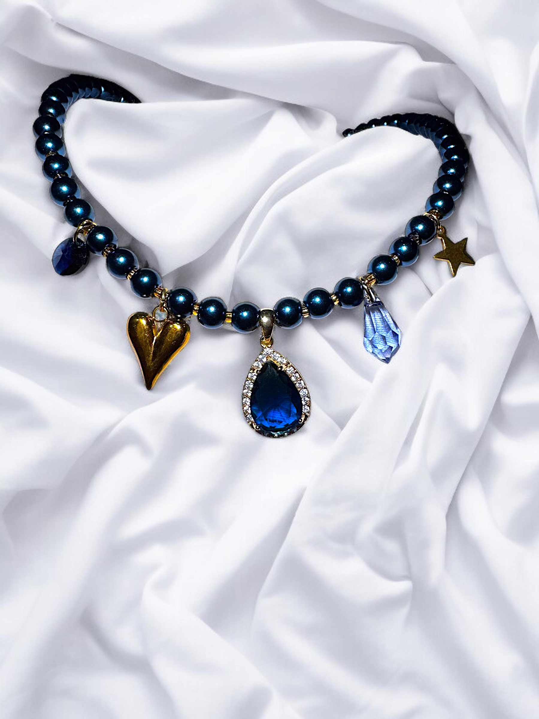 Blue Royal Elegance Halskette
